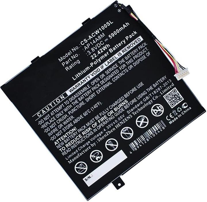 Produktbild AGI Akku kompatibel mit Acer Iconia Tab 10 (A3-A20) (5900 mAh)