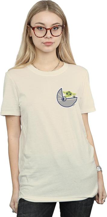 Produktbild Star Wars The Mandalorian The Child Profile Breast Print TShirt (S)