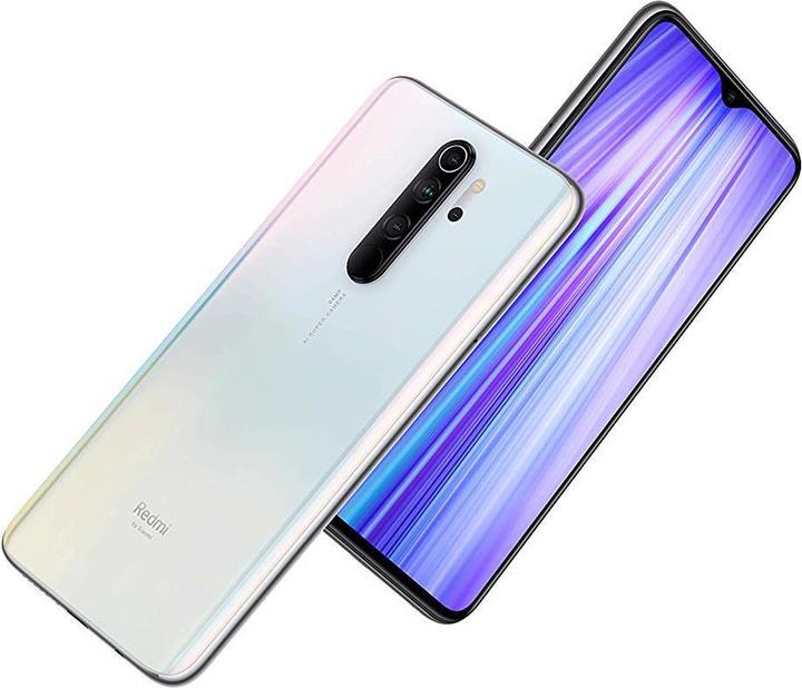 Actual product image Xiaomi Redmi Note 8 Pro (128 GB, Pearl White, 6.53", Hybrid Dual SIM, 64 Mpx, 4G)