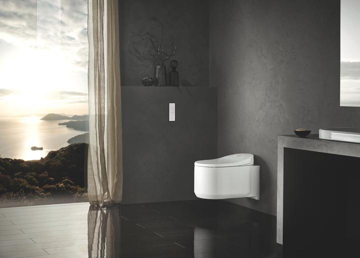 Produktbild Grohe Sensia Arena Dusch-WC Komplettanlage für Unterputzspülkästen, Wandmontage