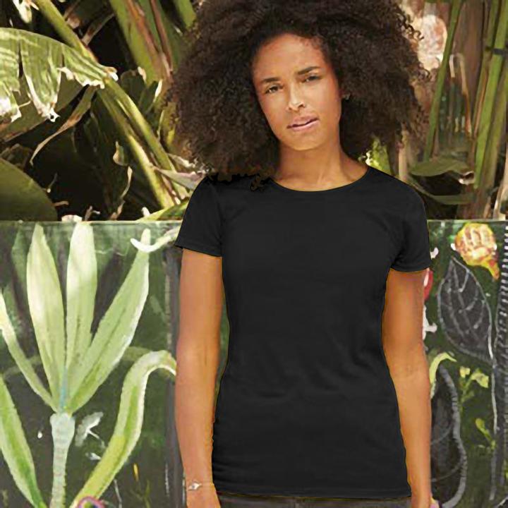 Actual product image Fruit of the Loom LadyFit TShirt short-sleeved (XS)