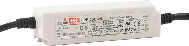 Actual product image MeanWell LPF-25D-24 LED Driver, LED Tr