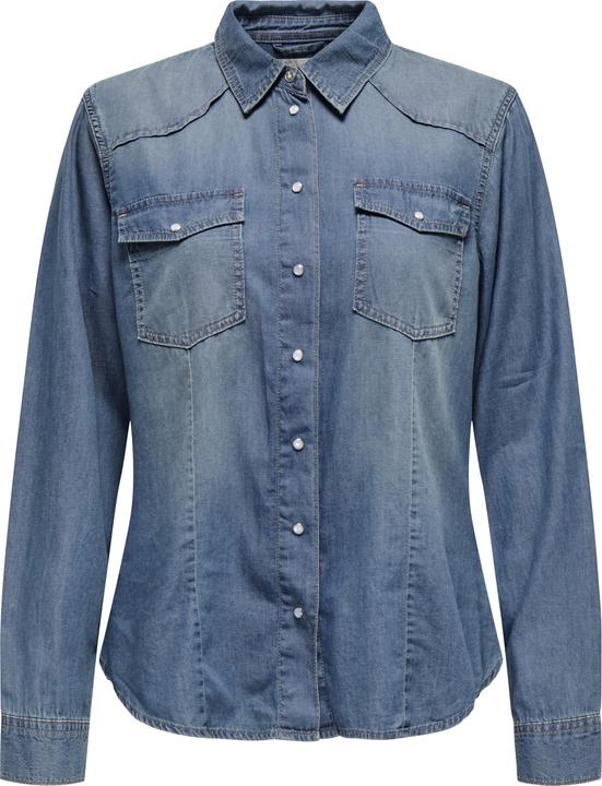 Denim bleu moyen