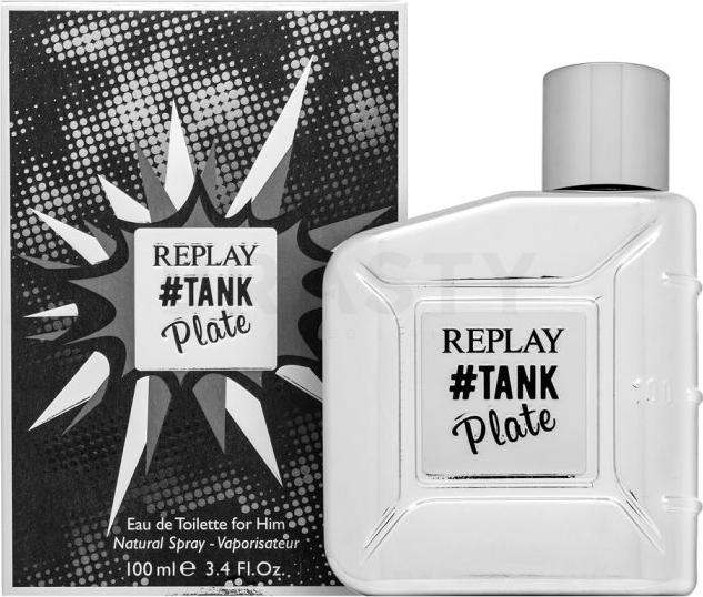 Actual product image Replay # Tank Plate For Him Edtv (Eau de toilette, 100 ml)