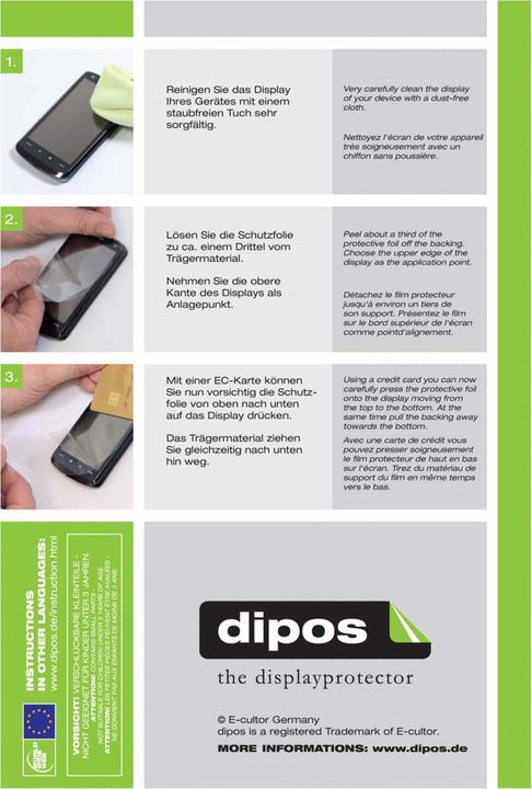 Immagine prodotto Dipos Pellicola Protettiva Antiriflesso (5 Pezzo/i, Homtom HT26)