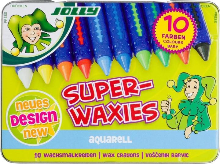 Jolly Wax crayons, Superwaxies, case of 10 (Blue, 10 x)
