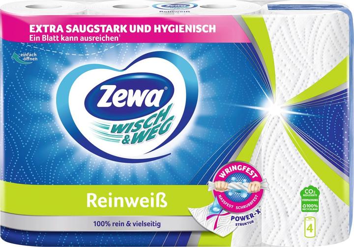 Produktbild Zewa Wisch&Weg Reinweiss (4 x)
