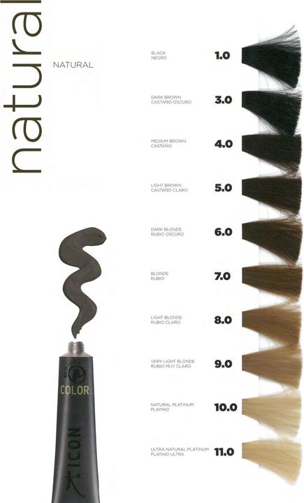 Produktbild I.C.O.N. ECOTECH COLOR natural color #4.0 medium brown 60 ml (4.0)