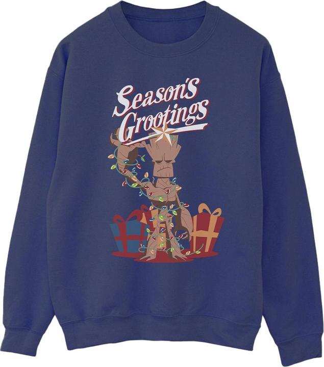 Comics Groot Season's Grootings Sweatshirt (XL)