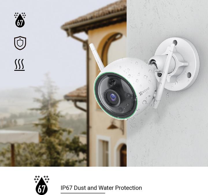 Productafbeelding EZVIZ C3N IP Beveiligingscamera Buiten Vloer Plafond/Wand 1920 x 1080 Pixel (1920 x 1080 Pixels)