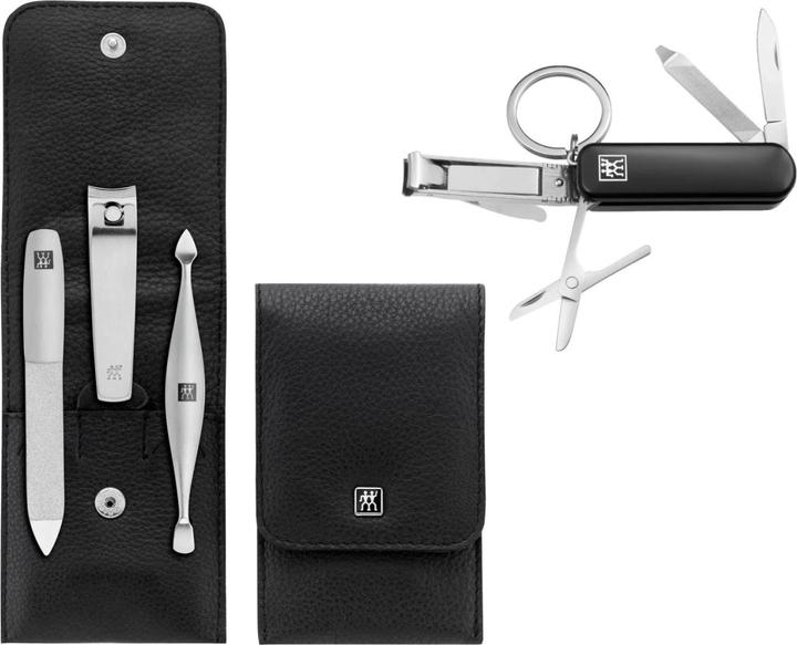Produktbild Zwilling TWINOX Taschenetui Leder schwarz, 3-tlg. & Multi Tool