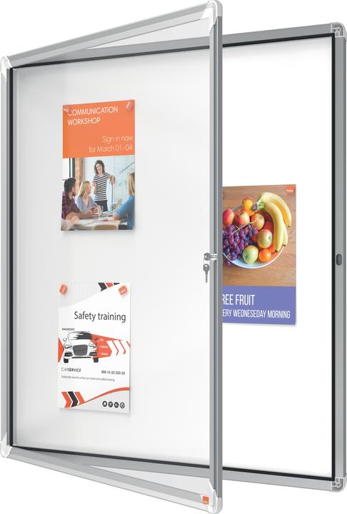 Actual product image Nobo Showcase with hinged door