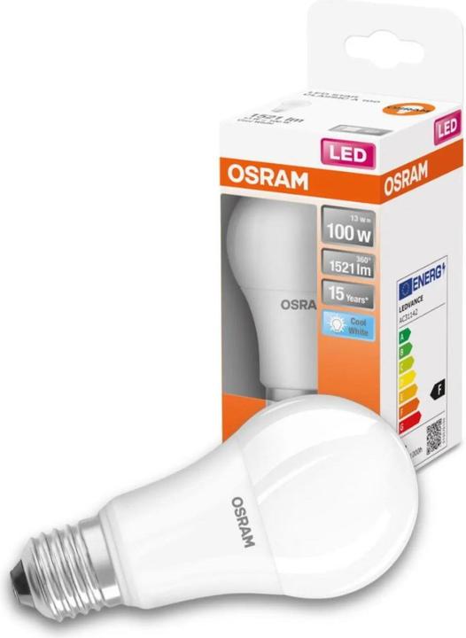 Produktbild Osram Led Star Classic A (E27, 13 W, 1521 lm, 1 x, F)