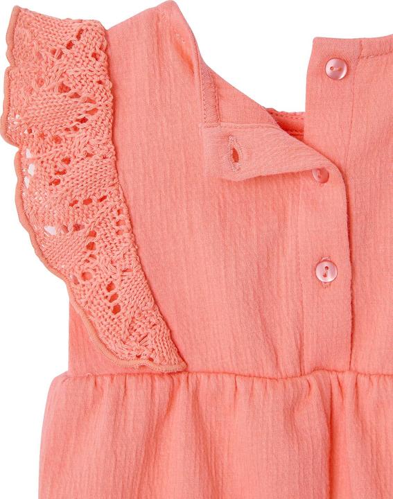 Actual product image Vertbaudet Mädchen Baby Overall mit gehäkeltem Oberteil (104)