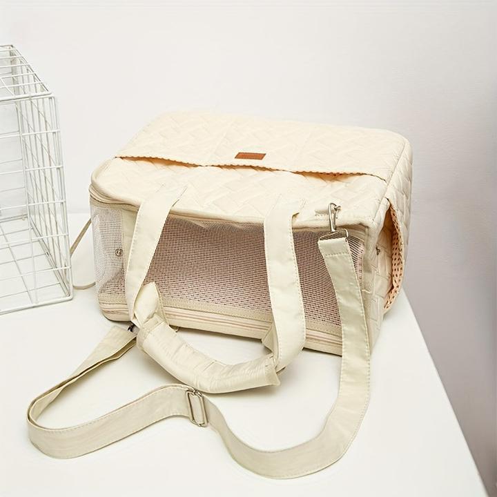 Image du produit Alopini Sac à dos portable pour chat et chien, en toile, respirant, léger et souple Voyage (Respirant)