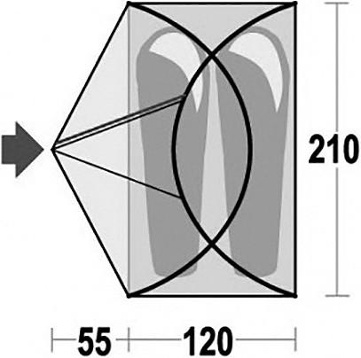Immagine prodotto Ferrino Maverick (Tenda a cupola, 2.50 kg, 2 persone)