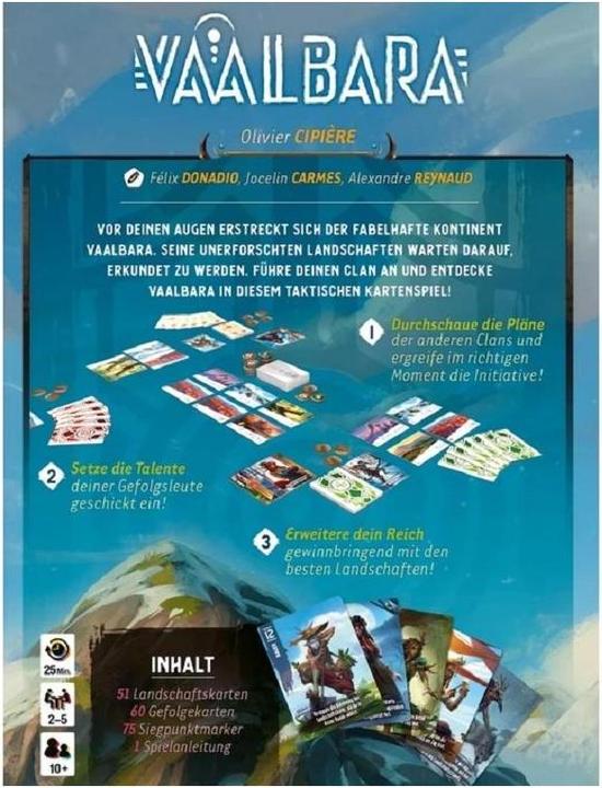 Produktbild Studio H BLAD0019 - Vaalbara, Kartenspiel, für 2-5 Spieler, ab 10 Jahren (DE-Ausgabe) (Deutsch)