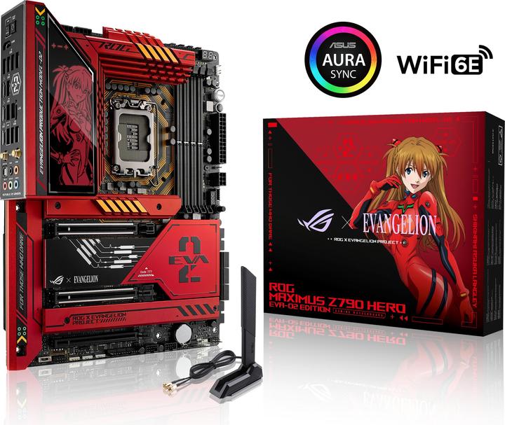 Actual product image ASUS ROG Maximus Z790 Hero EVA-02 Edition (LGA 1700, Intel Z790, ATX)