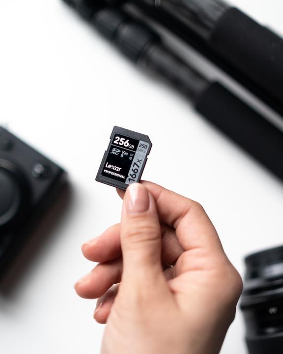 Actual product image Lexar Professional 1667x (64 GB, SDXC, U3, UHS-II)