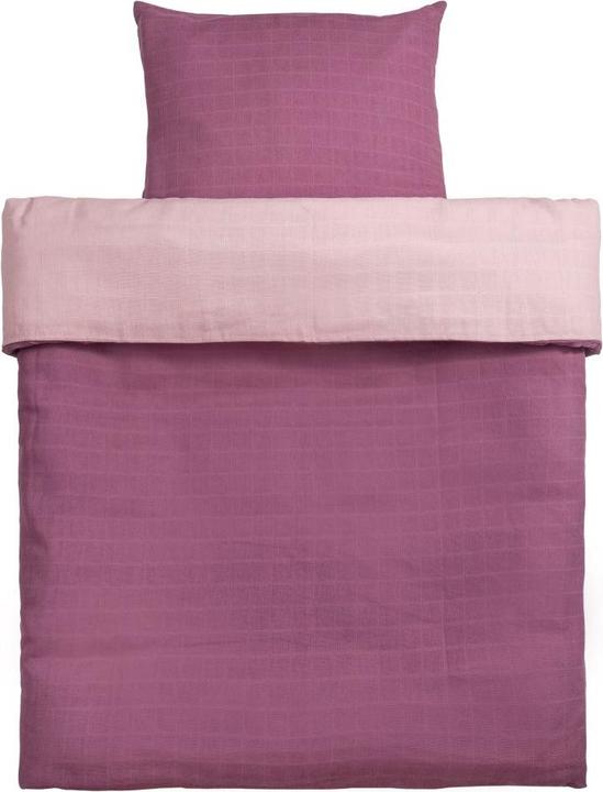 Produktbild Makian Babybettwäsche & Bettsets Wende-Bettwäsche Mull 80 x 80 / 35 x 40 cm - Orchidee (80 x 80 cm, 80 x 80 cm, 35 x 40 cm)