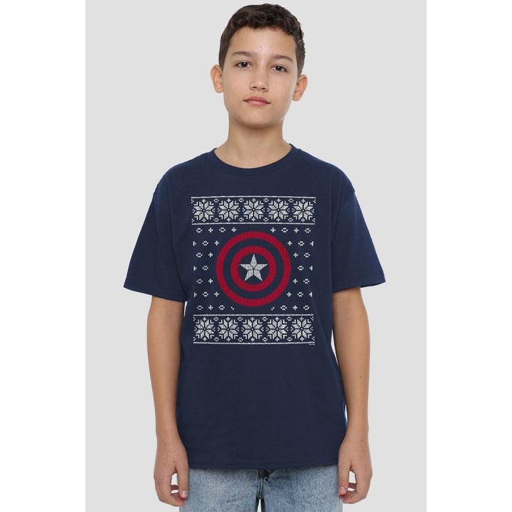 Immagine prodotto Captain America Maglietta Scudo Bambini (104)