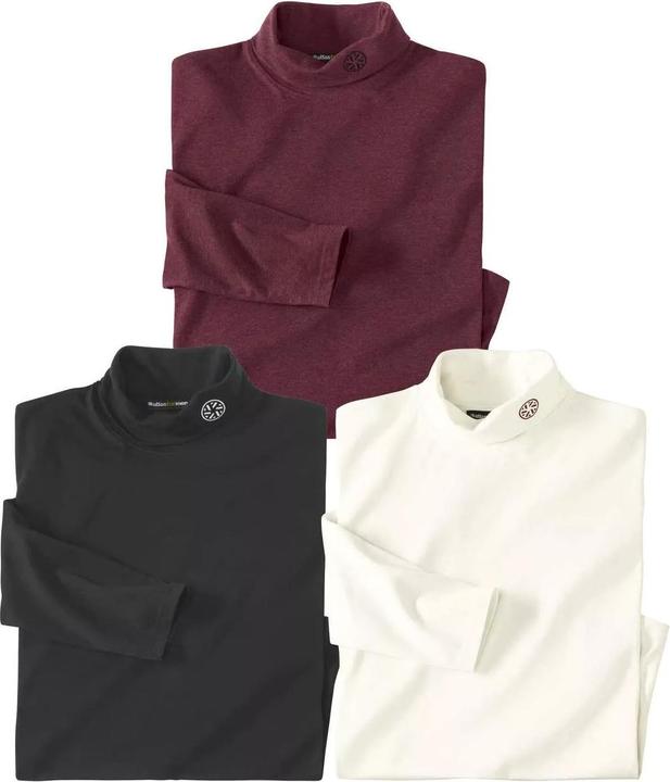 Immagine prodotto Atlas For Men Top a collo alto da uomo (confezione da 3) (4XL)
