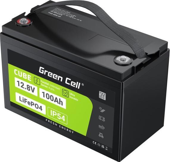 Actual product image GreenCell Green Cell CUBE LiFePO4 battery 100Ah 12.8V 1280Wh lithium iron phosphate battery for photovoltaic (12.80 V, 100 Ah)