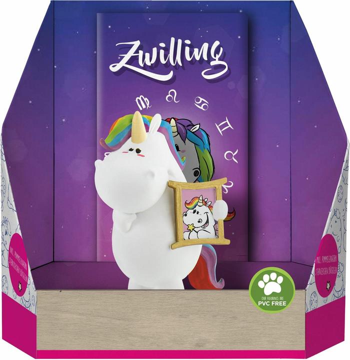 Produktbild Pummeleinhorn Sammelfigur – Sternzeichen Zwillinge