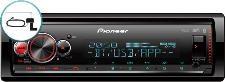 Actual product image Pioneer MVH-S520DAB (Android car)