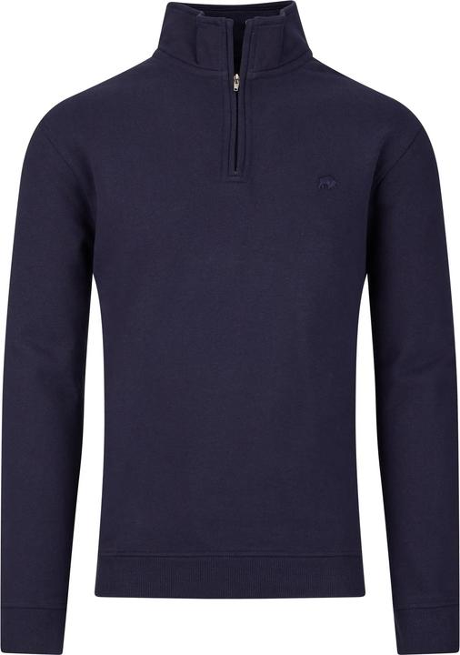 Raging Bull Pullover mit kurzem Reissverschluss