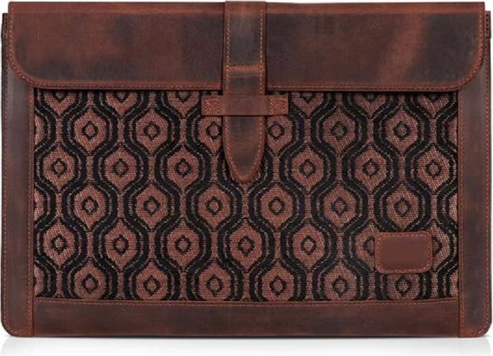 Produktbild Only-Bags.Store Ledertasche, Tasche für MacBook Laptop, Computertasche aus Leder - 13