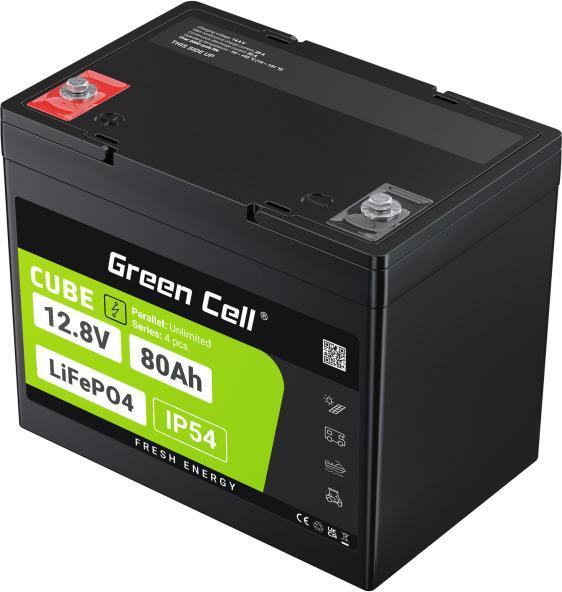 Produktbild GreenCell LFPGC12V80AH (12 V, 80 Ah)