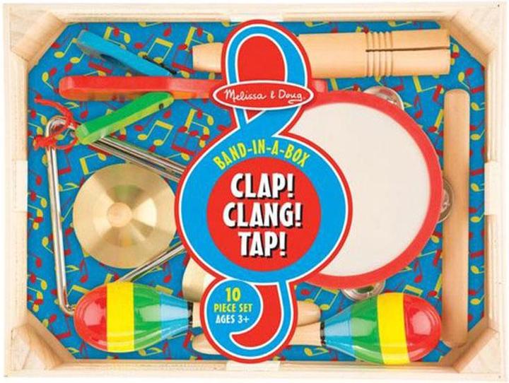 Immagine prodotto Melissa & Doug Band-in-a-Box- Clap! Clang! Tocca!