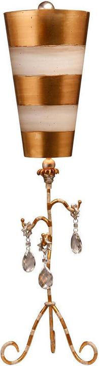 Actual product image Elstead Lighting Tivoli table lamp E27 gold and cream patina