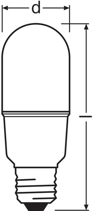 Actual product image Osram Star Stick (E27, 75 W, 1050 lm, 1 x, E)