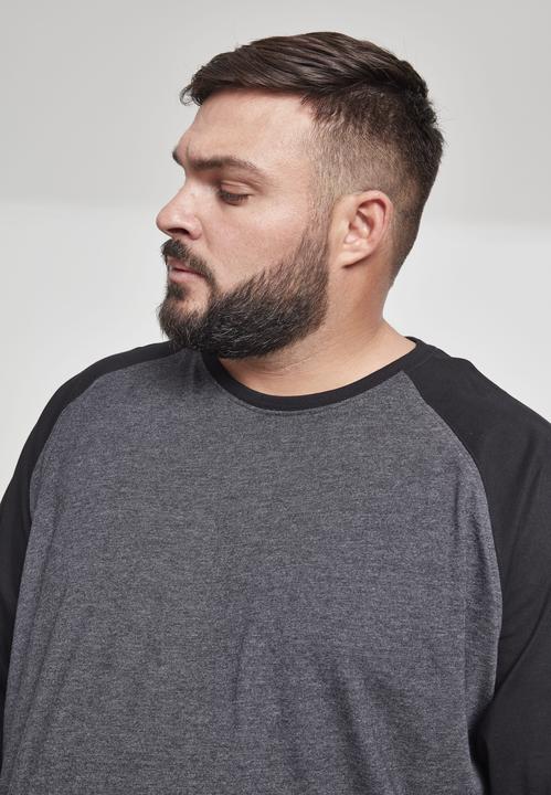 Actual product image Urban Classics Contrast 3/4 Sleeve Raglan Tee (5XL)