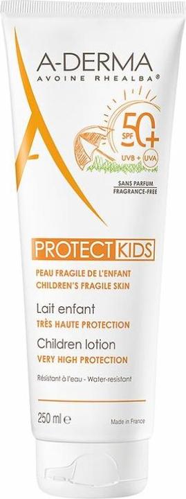 Produktbild A-Derma A derma protect leche niños spf50 250ml (Sonnenmilch, SPF 50+, 250 ml)