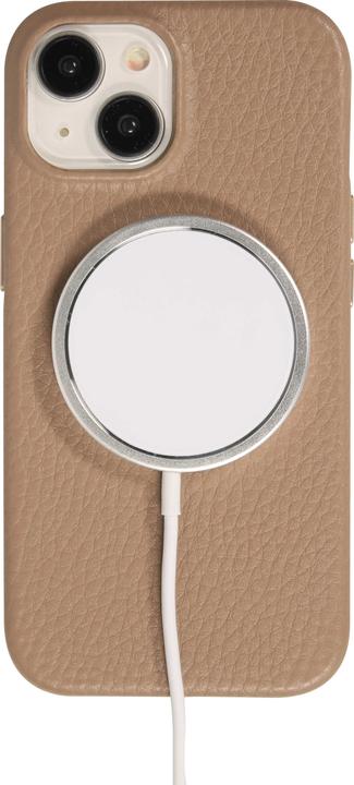Immagine prodotto PhoneLook Copertina in pelle di vitello di lusso completamente granulata con pulsanti in metallo e MagSafe (Apple iPhone 15)
