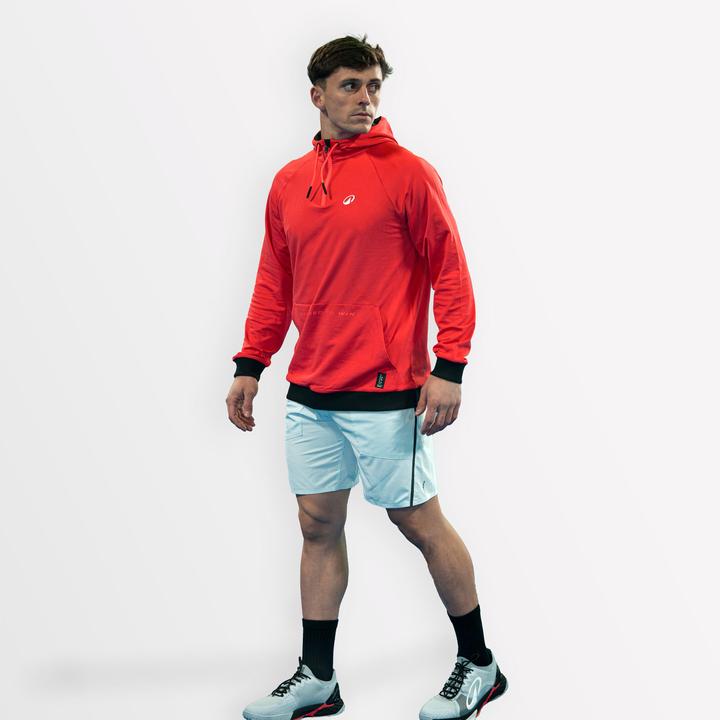 Image du produit Kuikma Sweat de padel technique avec capuche homme - pro rouge (XXL)