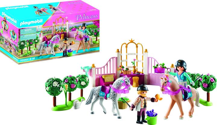 Immagine prodotto Playmobil Lezioni di equitazione nella scuderia (70450, Principessa Playmobil)