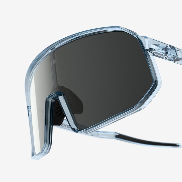 Immagine prodotto Van rysel Fahrradbrille Kategorie 3 Roadr 900 Perf blau/durchscheinend (Occhiali in poliammide, Effetto specchio)