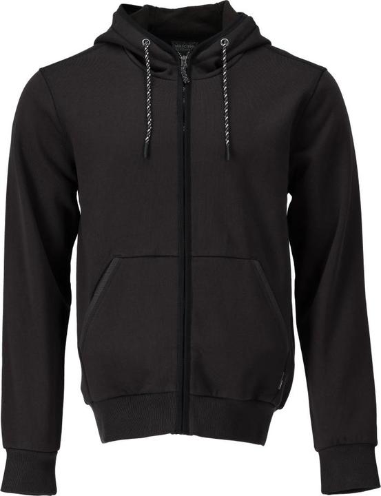Image du produit Mascot Sweatshirt à capuche avec fermeture éclair noir, taille 2XL (XXL)