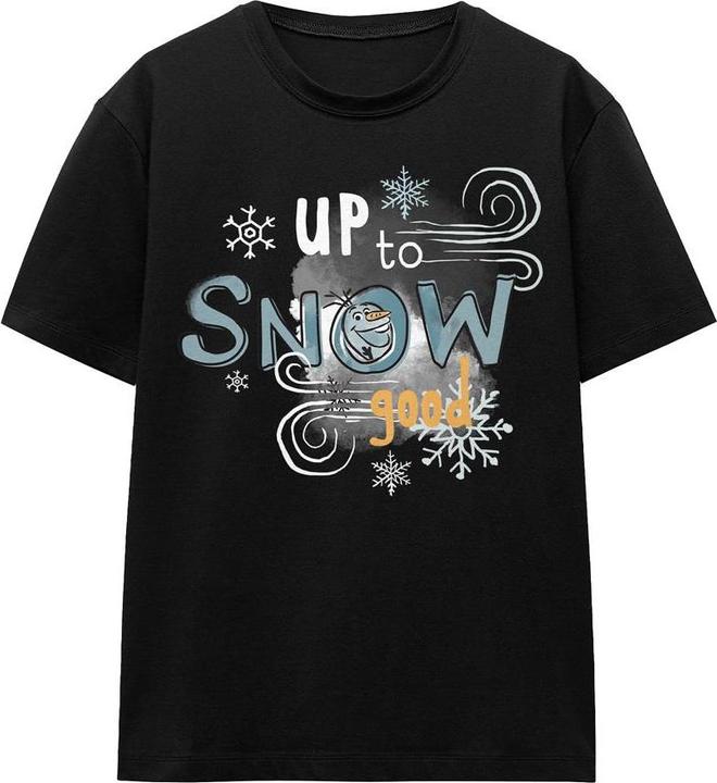 Actual product image Disney Frozen Unisex Adult Up To Snow Good Olaf T-Shirt (M)