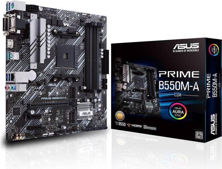 Image du produit ASUS PRO B550M-C/CSM (AM4, AMD B550, mATX)