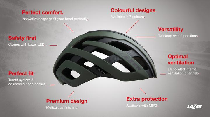 Actual product image Lazer Sport Century MIPS Helmet (58 - 61 cm)