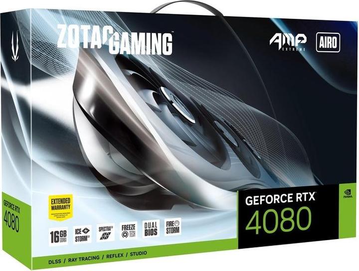 Actual product image Zotac Gaming Geforce Rtx 4080 Amp Extreme Airo (16 GB)