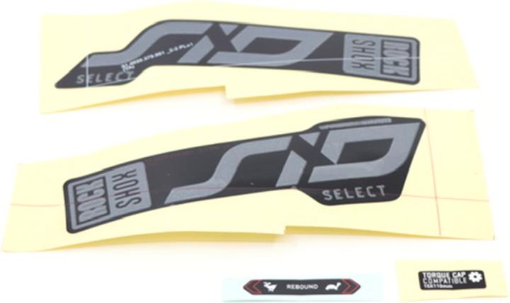 Image du produit RockShox Fork Decal Kit, Sid Select -120mm 2020+ grey for black