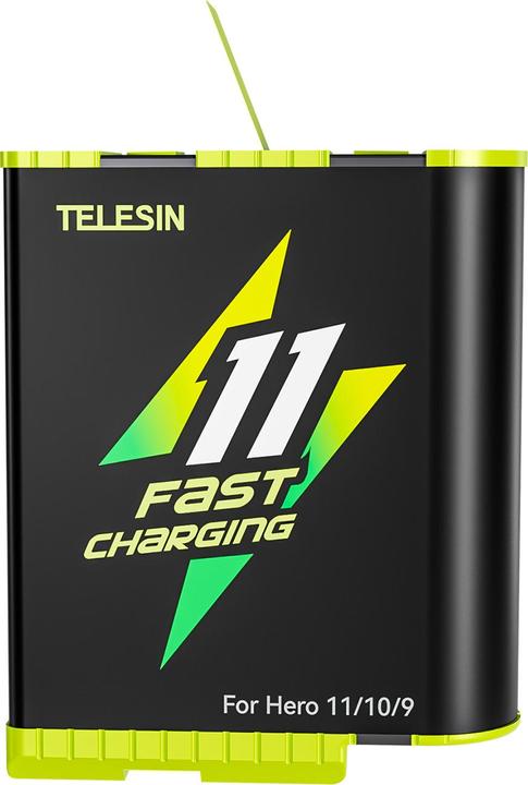 Actual product image Telesin Fast charge battery for GoPro Hero 11/10/9 GP-FCB-B11 (GoPro Hero 9)