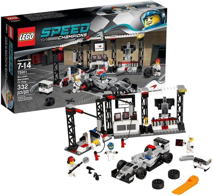Immagine prodotto LEGO Campioni di velocità - Pit stop della McLaren Mercedes (75911, LEGO Speed Champions)