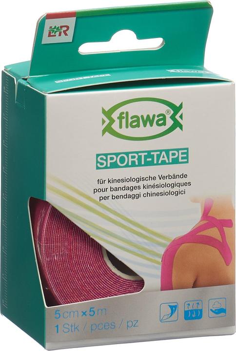 Image du produit Flawa Sport-Tape 5cmx5m rose (5 m)